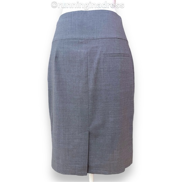 NWOT Banana Republic High Waist Stretch Pencil Skirt Virgin Wool Woven In Italy - Picture 5 of 16